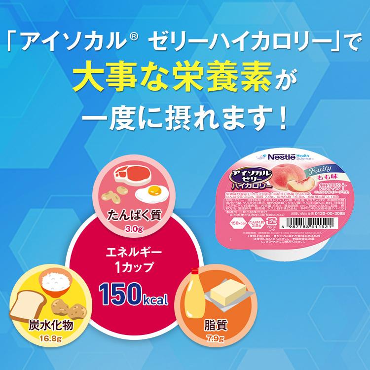 アイソカル ゼリー ハイカロリー もも味 66g 8個セット アイソカルゼリー Hc エイチシー ネスレ ゼリー 栄養ゼリー ハイカロリーゼリー 栄養補助食品 介護食 Hcpeach8mset ネスレ日本 公式通販 通販 Yahoo ショッピング