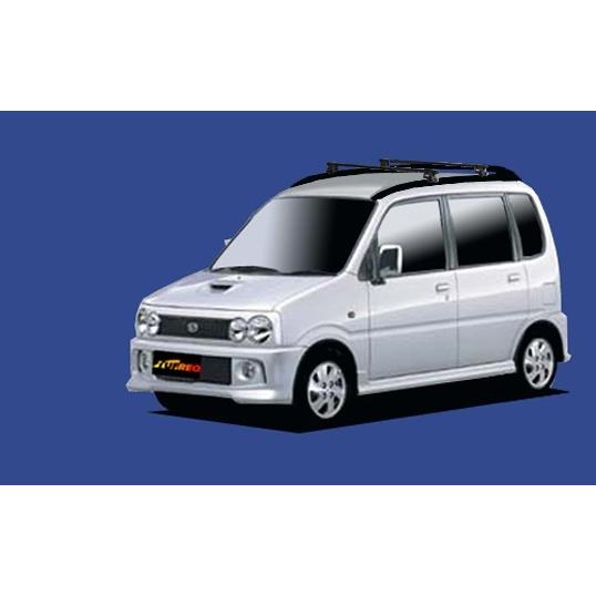 ☆TUFREQシステムキャリア ムーヴ L900S/L902S/L910S/L912S エアロルーフレール付車用 ベースキット1台分
