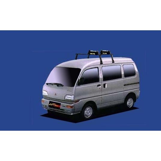 ☆TUFREQシステムキャリア ミニキャブ U40系 ハイルーフ用 ベースキット1台分