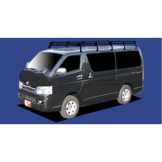 □TUFREQ ルーフキャリア ハイエースバン TRH200系 標準ルーフ用/P+ 