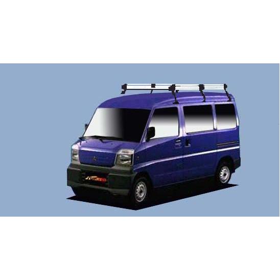□TUFREQ ルーフキャリア ミニキャブ U61V/U62V ハイルーフ用/H+ 