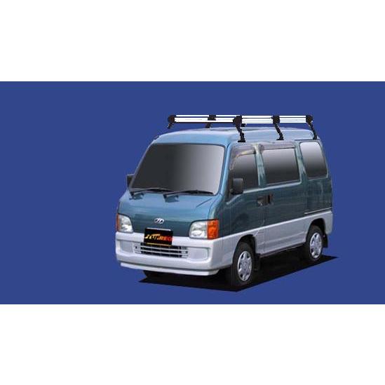 □TUFREQ ルーフキャリア サンバーディアス TV1/TV2/TW1/TW2用/H+ 