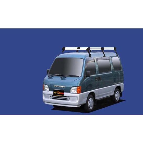 スバル サンバー用 TV ルーフキャリア □TUFREQ ルーフキャリア サンバーバン TV1/TV2用/H+シリーズ 長さ