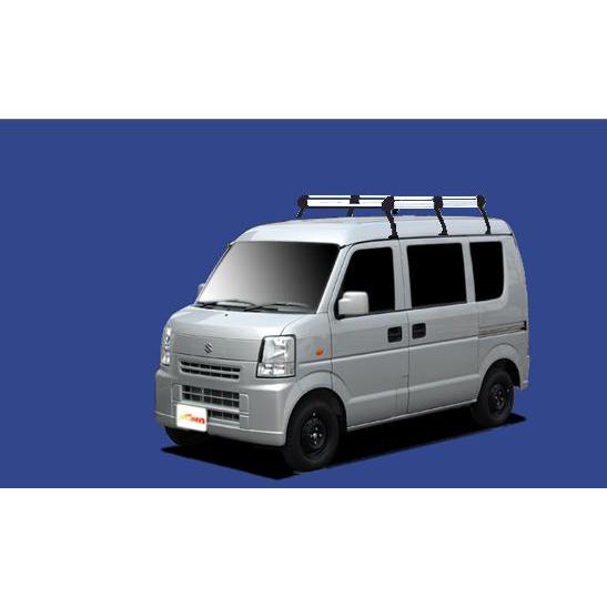 エブリィ H17.8-H27.2/DA64V/DA64W ルーフPH234B+ □TUFREQ ルーフキャリア エブリィ DA64V/DA64W ハイルーフ用/H+
