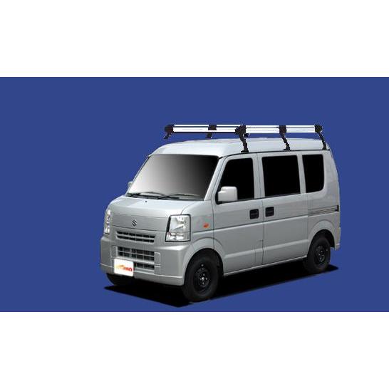 □TUFREQ ルーフキャリア エブリィ DA64V/DA64W ハイルーフ用/H+ 
