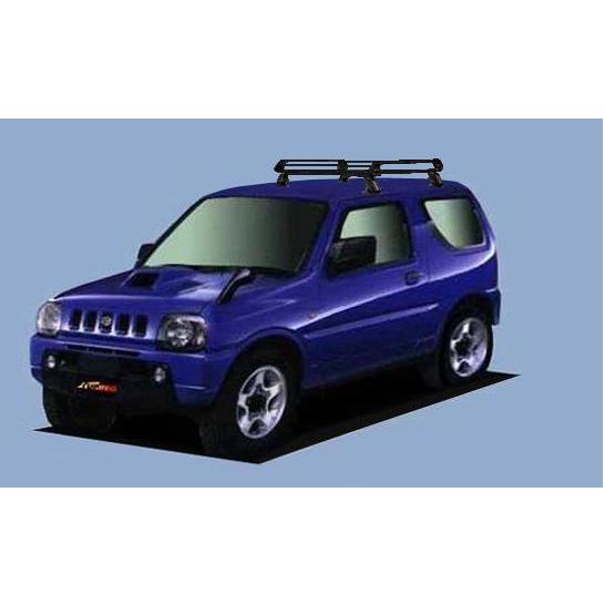 ☆TUFREQ ルーフキャリア ジムニー JB23W ルーフレール無車用/P+ 