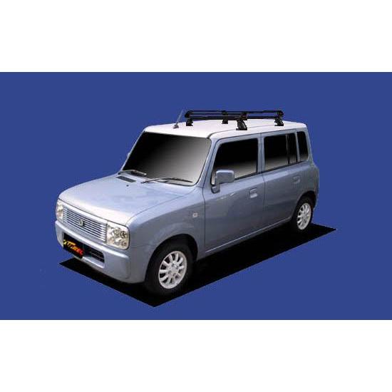 ラパン　ルーフキャリー ☆TUFREQ ルーフキャリア ラパン HE21S用/P+シリーズ 長さ：ショート