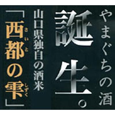 日本酒　山口県産　西都の雫　純米吟醸　1800ｍｌ　岩崎酒造｜net-carugo2｜02