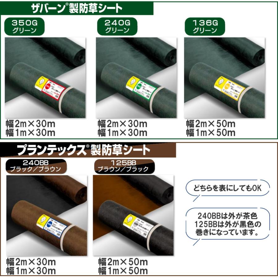 DuPont（デュポン） 防草シート ザバーン 緑 XA-350G1.0 幅1m×30m 1本 