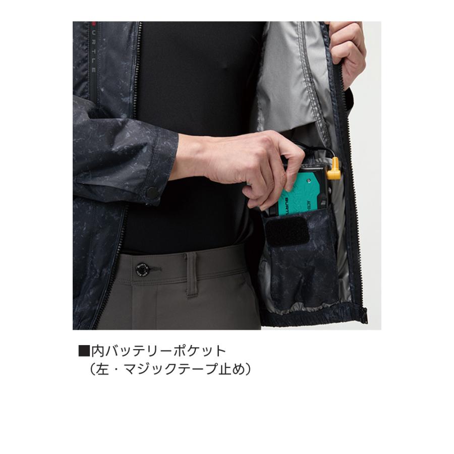BURTLE バートル AC半袖ブルゾン 限定カラー AC2096L AC2096HBL