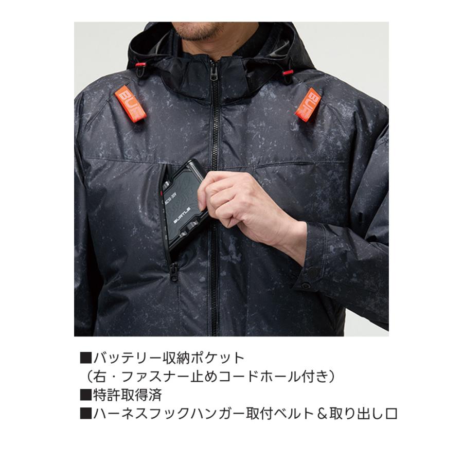 BURTLE バートル AC半袖ブルゾン 限定カラー AC2096L AC2096HBL