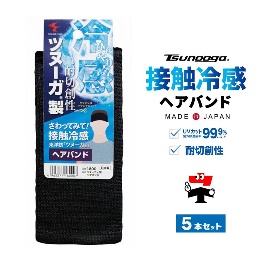9月中旬順次出荷予定】ゼロエネプラス ツヌーガ製 ヘアバンド 黒 お得