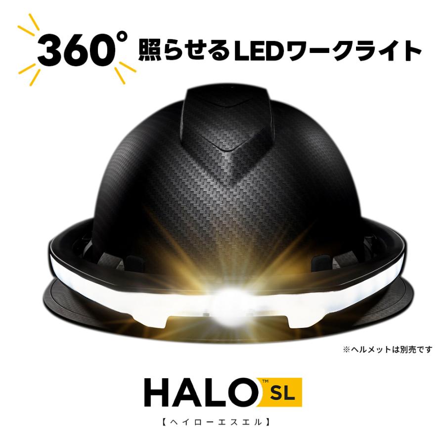 ヘルメット用LED360°マルチワークライト スタンダード S-101-SS21 HALO SL スタンダードセット 360° ヘルメット用 全周型 LED ヘッド