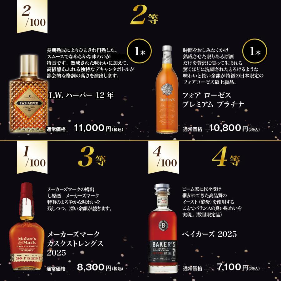 第5弾】バーボン好き必見！厳選！アメリカンウイスキーくじ（2本入