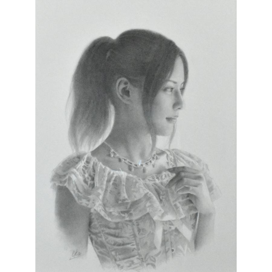 岡靖知「霧消」鉛筆画 真作保証 スーパーリアリズム 超人気画家の逸品 入手困難！ 岡靖知 「霧消」 鉛筆画 真作保証 スーパーリアリズム 超人気