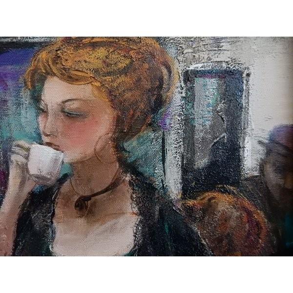 人物画#12 女性の肖像 油彩画 8号 F8 油絵 油絵 人物画 8