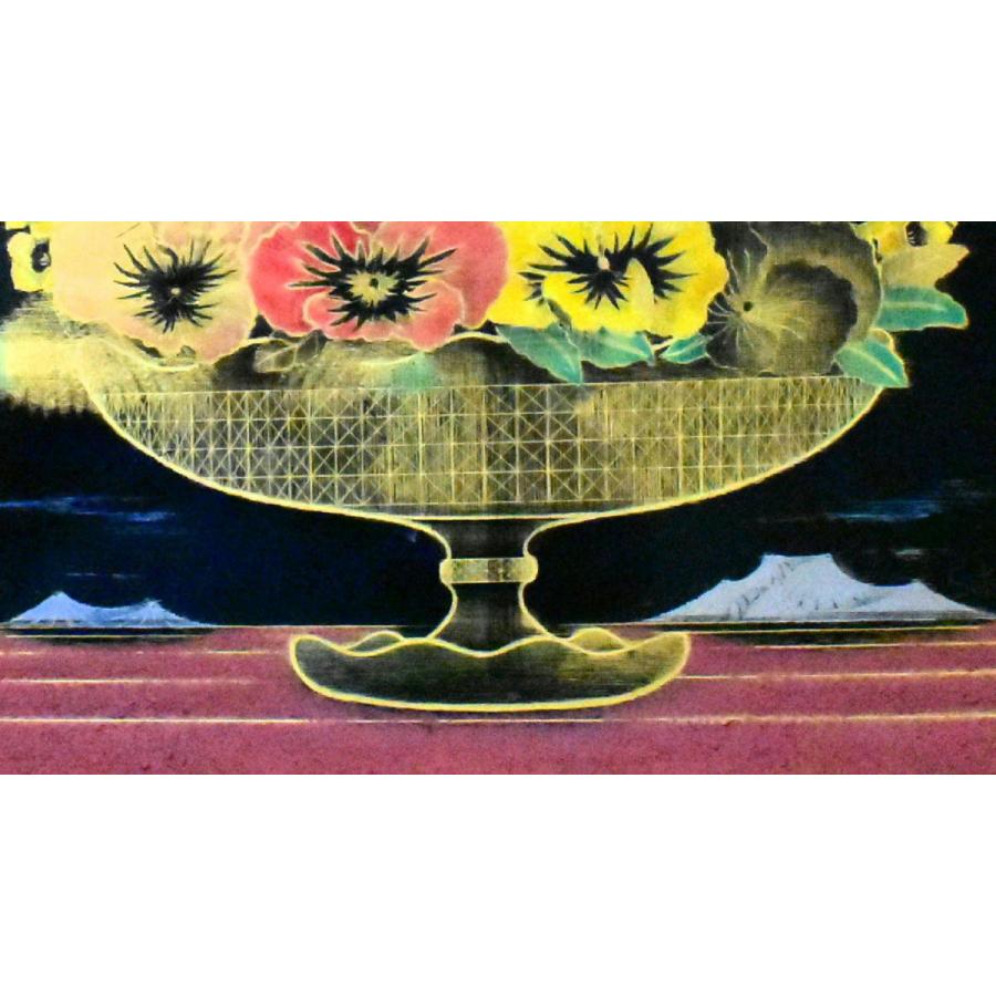 高橋節郎 「花」 漆パネル F8号 真作保証 漆 工芸 巨匠 東京 高橋節郎 「花」 漆パネル F8号 真作保証 漆 工芸 巨匠 東京