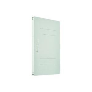 (業務用20セット) フラットファイル/紙バインダー 〔A4/2穴 10冊入り〕 タテ型 ブルー(青) D017J-BL