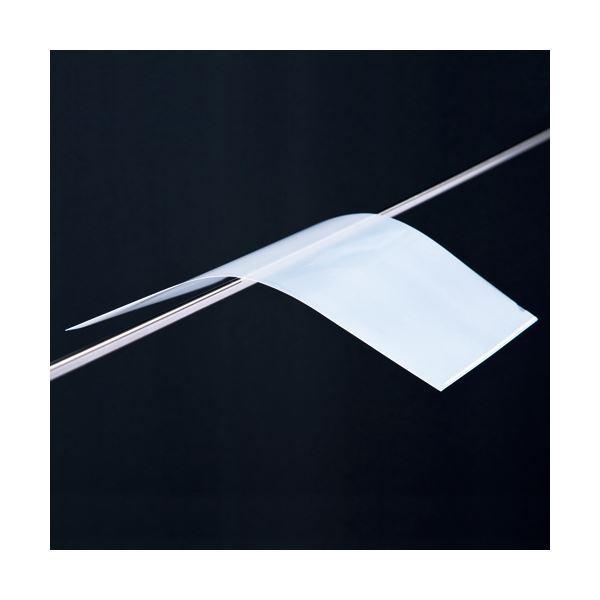 （まとめ） TANOSEE 再生クリアホルダー（角まる） A4 厚さ0.2mm クリア 1パック（100枚） 〔×4セット〕