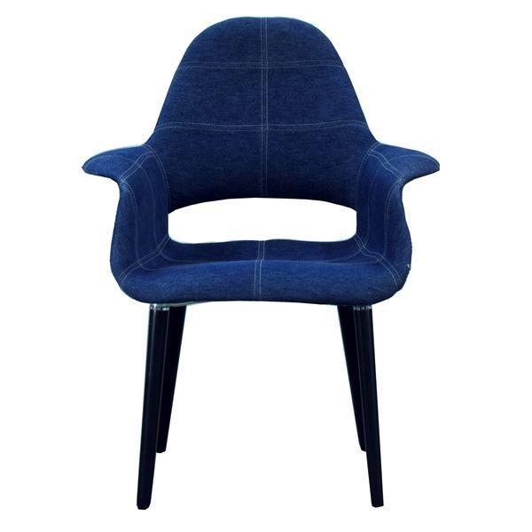 リプロダクト品〕 オーガニックチェア/イームズチェア 〔本体：ダーク 