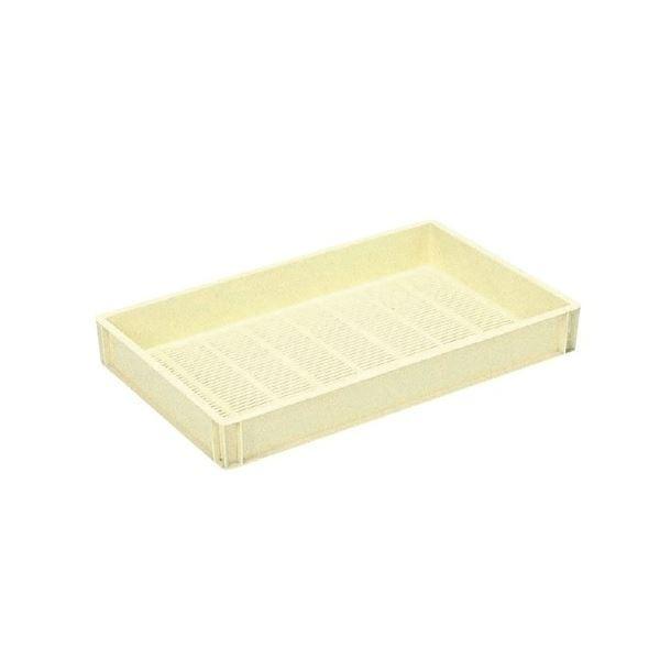 〔10個セット〕 トレー・めんコンテナー/食品用コンテナー 〔10L アイボリー〕 MK-11