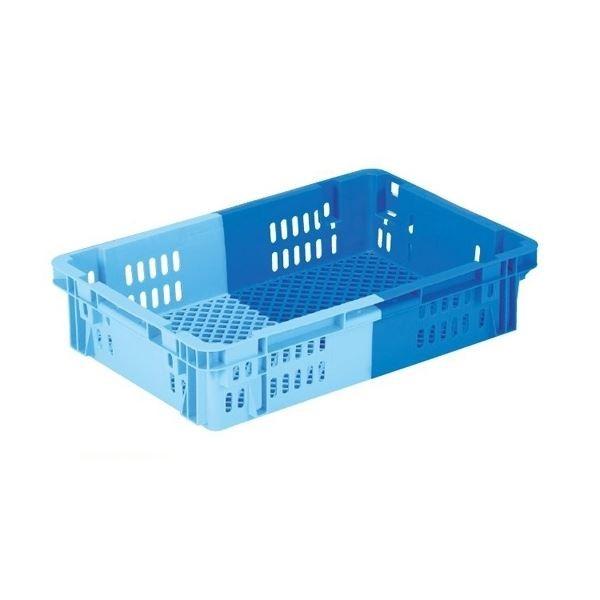〔5個仕掛ける〕 御役目用容れものボックス席/食料雑貨類用容れもの 〔NF-M21〕 暗然たる青碧/青碧 材質：PP 家具、インテリア-収納ケース