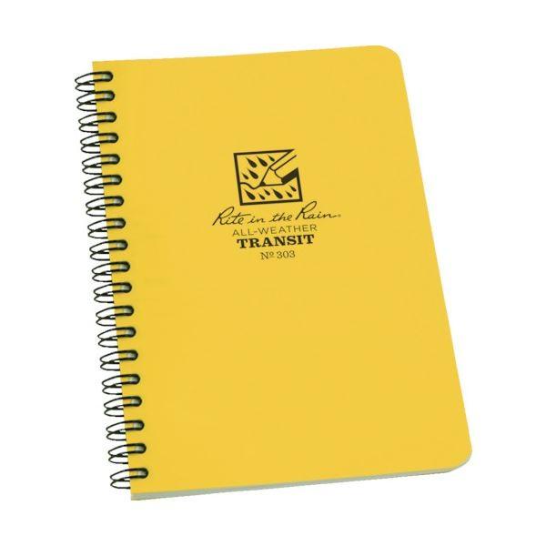 （まとめ） ライトインザレインスパイラルノートブック トランジット 303 1冊 〔×5セット〕