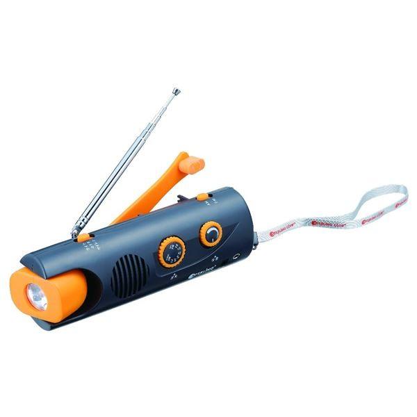 ダイナモ スウィングライトラジオ/防災グッズ 〔30個セット〕 AM/FMラジオ LEDライト 〔防災用品 避難グッズ〕