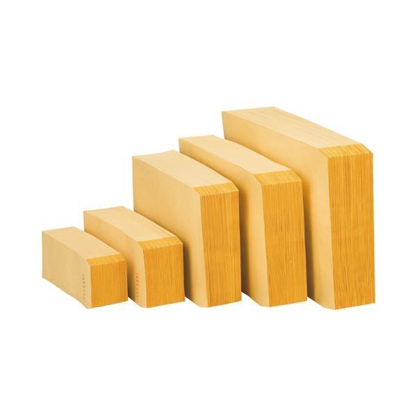 (まとめ）ピース R40再生紙クラフト封筒 角085g／m2 業務用パック 710-80 1箱（500枚）〔×3セット〕