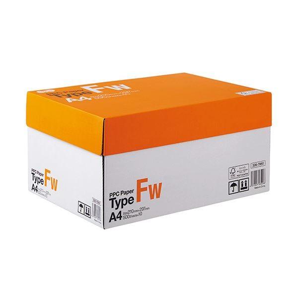 (まとめ) TANOSEE PPC PaperType FW A4 PPCFW-A4 1箱(5000枚:500枚×10冊) 〔×5セット〕