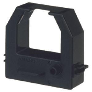 (まとめ)　アマノ　タイムレコーダー用インクリボンカセット　黒　CE319250　1個　〔×5セット〕