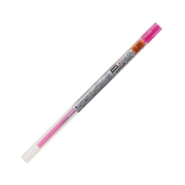 (まとめ) 三菱鉛筆 ゲルインクボールペンスタイルフィット 替芯 0.28粍 もの言う花サクラ色 UMR10928.68 1仕掛ける（10本） 〔×10仕掛ける〕 キッチン、日用品、文具-文具、ステーショナリー
