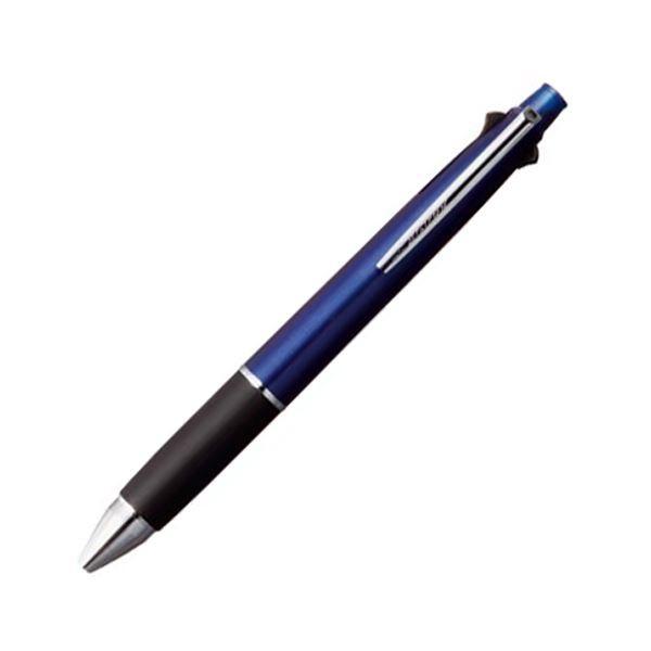 (まとめ) 三菱鉛筆 多機能ペン ジェットストリーム4＆1 0.5mm （軸色 ネイビー） MSXE510005.9 1本 〔×10セット〕