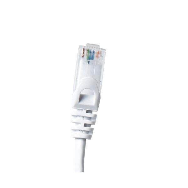 (まとめ) サンワサプライ カテゴリ6UTPLANケーブル ホワイト 10m LA-Y6-10W 1本 〔×10セット〕