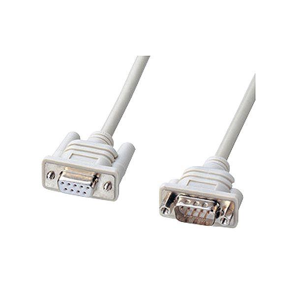 (まとめ) サンワサプライエコRS-232C延長ケーブル D-Sub9pinメス-オス 2.0m KR-EC9EN2 1本 〔×10セット〕