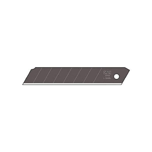 (まとめ) 貝印カミソリ 黒替刃大 BL-501ケース（50枚） 〔×10セット〕