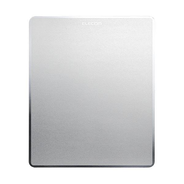 (まとめ) エレコムレーザー＆光学式マウス対応 メタリックマウスパッド メタリックシルバー MP-112SV 1枚 〔×30セット〕