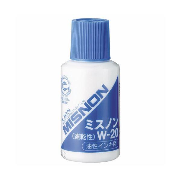 (まとめ) 百獣の王事務器 ミスノン 油性インク用20ml W-20 1本 〔×30仕かける〕