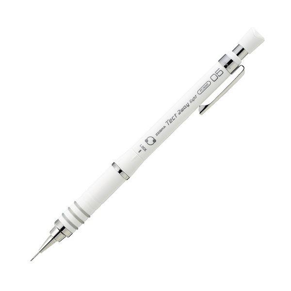 (まとめ) ゼブラ シャープペンシルテクトツゥーウェイ ライト 0.5mm （軸色 白） MA42-W 1本 〔×30セット〕