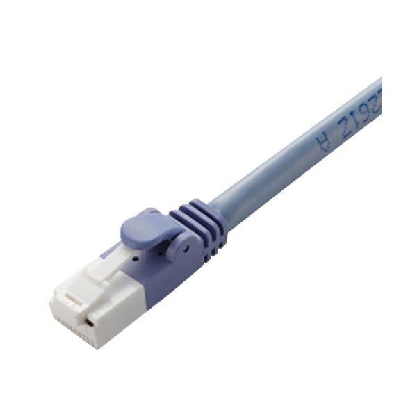 (まとめ) エレコム Cat6対応ツメ折れ防止LANケーブル ブルー 2m LD-GPT／BU2／RS 1本 〔×30セット〕