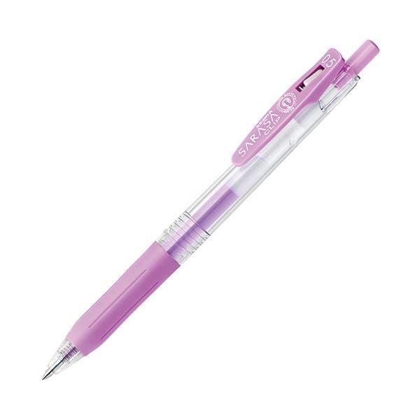 (まとめ) ゼブラ ゲルインクボールペン サラサクリップ 0.5mm ミルクパープル JJ15-MKPU 1本 〔×100セット〕