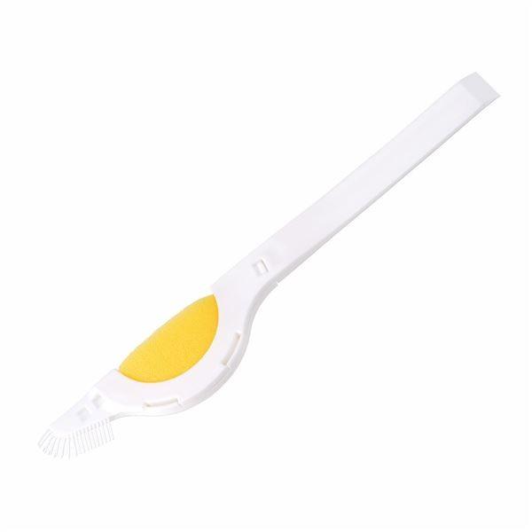 おしゃれ人気 トイレ掃除用 ノズル すき間クリーナー 6本入り 1個セット ブラシ クリーナー ヘラ一体型 お手洗い 想像を超えての New Lmms Org