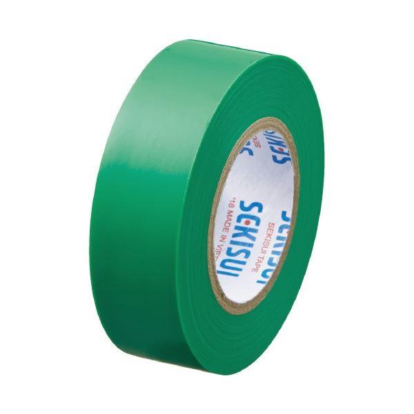 最安値で  #360 エスロンテープ （まとめ）セキスイ 19mm×10m V360M1N（×100セット） 緑 その他梱包用テープ