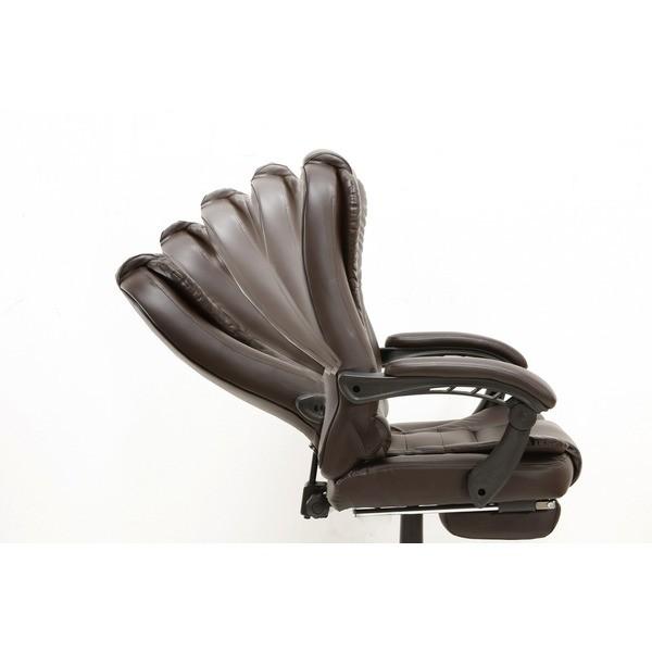 Gravina プレジデント リクライニングチェア フットレスト付き ブラック 0381120 ＜Gravina＞プレジデントリクライニングチェア