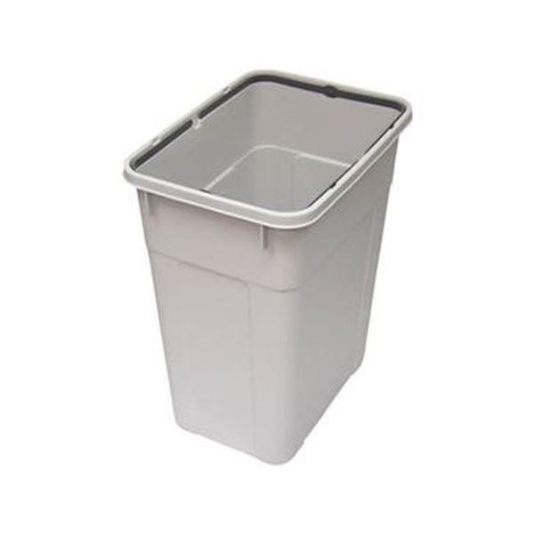 （まとめ）TRUSCO 分別ペール70型 本体73L ホワイト TBP-70H 1個（フタ別売）〔×3セット〕