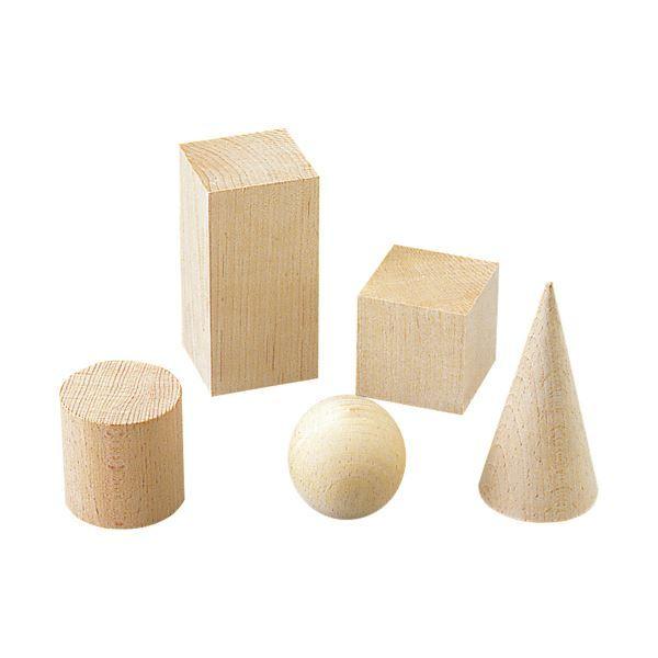 （まとめ）川合木工所 ぶな材ブロック 直方体 5×5×10cm〔×20セット〕