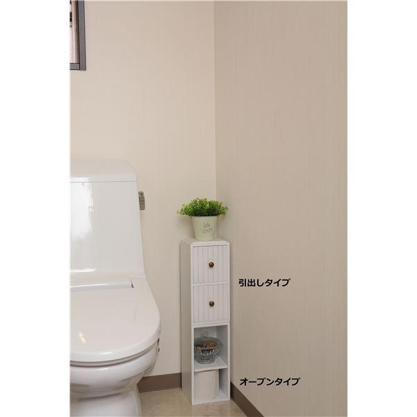 トイレラック トイレ収納 約幅15×奥行17×高さ60.5cm 扉タイプ ホワイト スタッキング de トイレ収納 お手洗い 御手洗｜net-plaza｜04