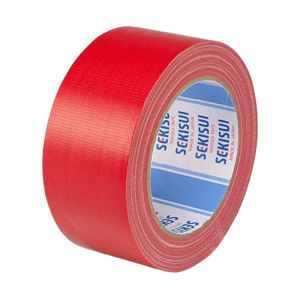 積水化学 布テープ No.600Vカラー 50mm×25m 赤 N60RV03 1セット(30巻)