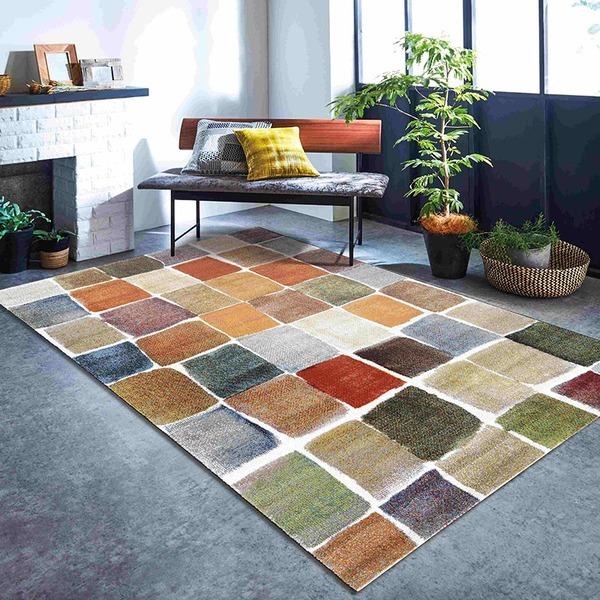 トルコ製ウィルトン織カーペット200x250cm ラグ（1082）