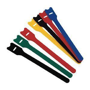 (まとめ) TRUSCO マジックバンド ストラップ 幅19×長さ150mm 赤 MKS-1915-R 1袋(4本) 〔×30セット〕